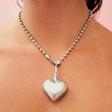Puffed Heart Necklace