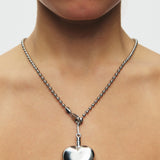 Puffed Heart Necklace II