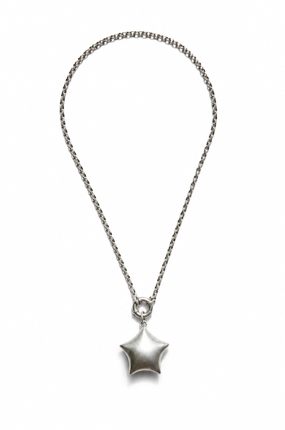 Puffed Star Necklace
