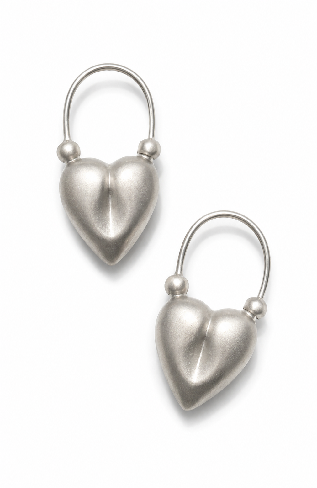 Puffed Heart Earrings