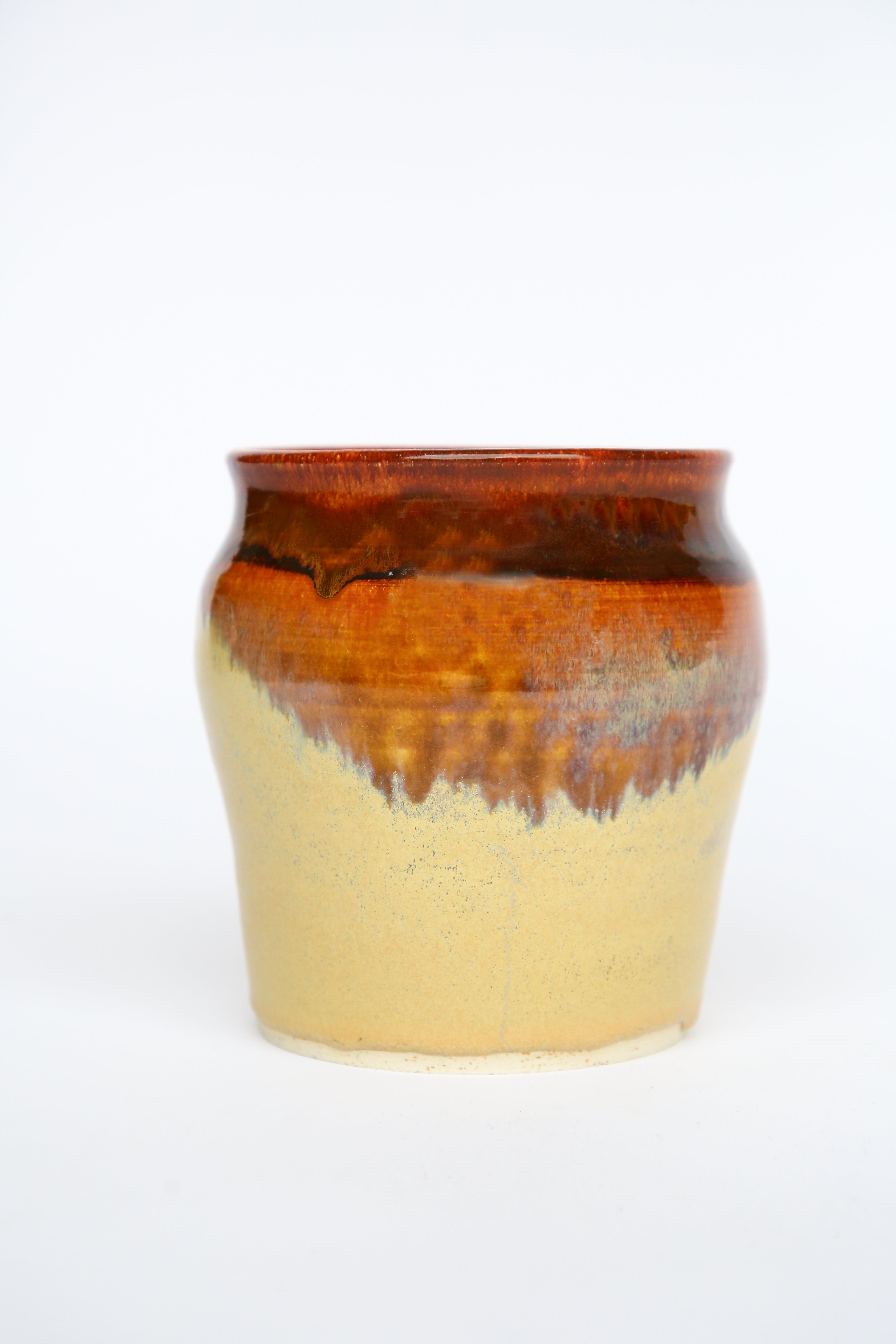 Vintage handmade ceramic vase