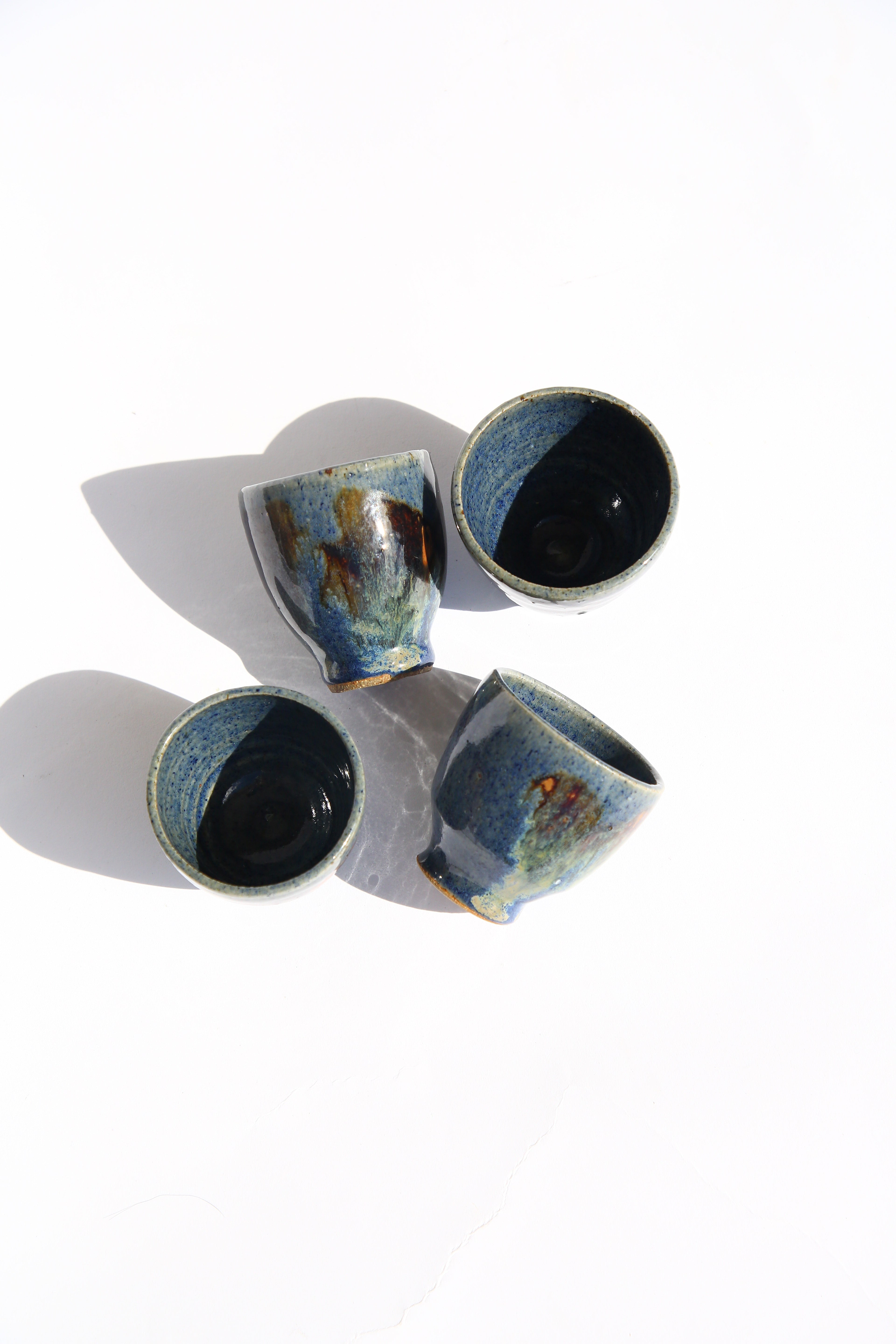 Handmade Ceramic Cup Set (Set of Four)
