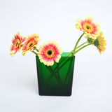 Green Glass Vase