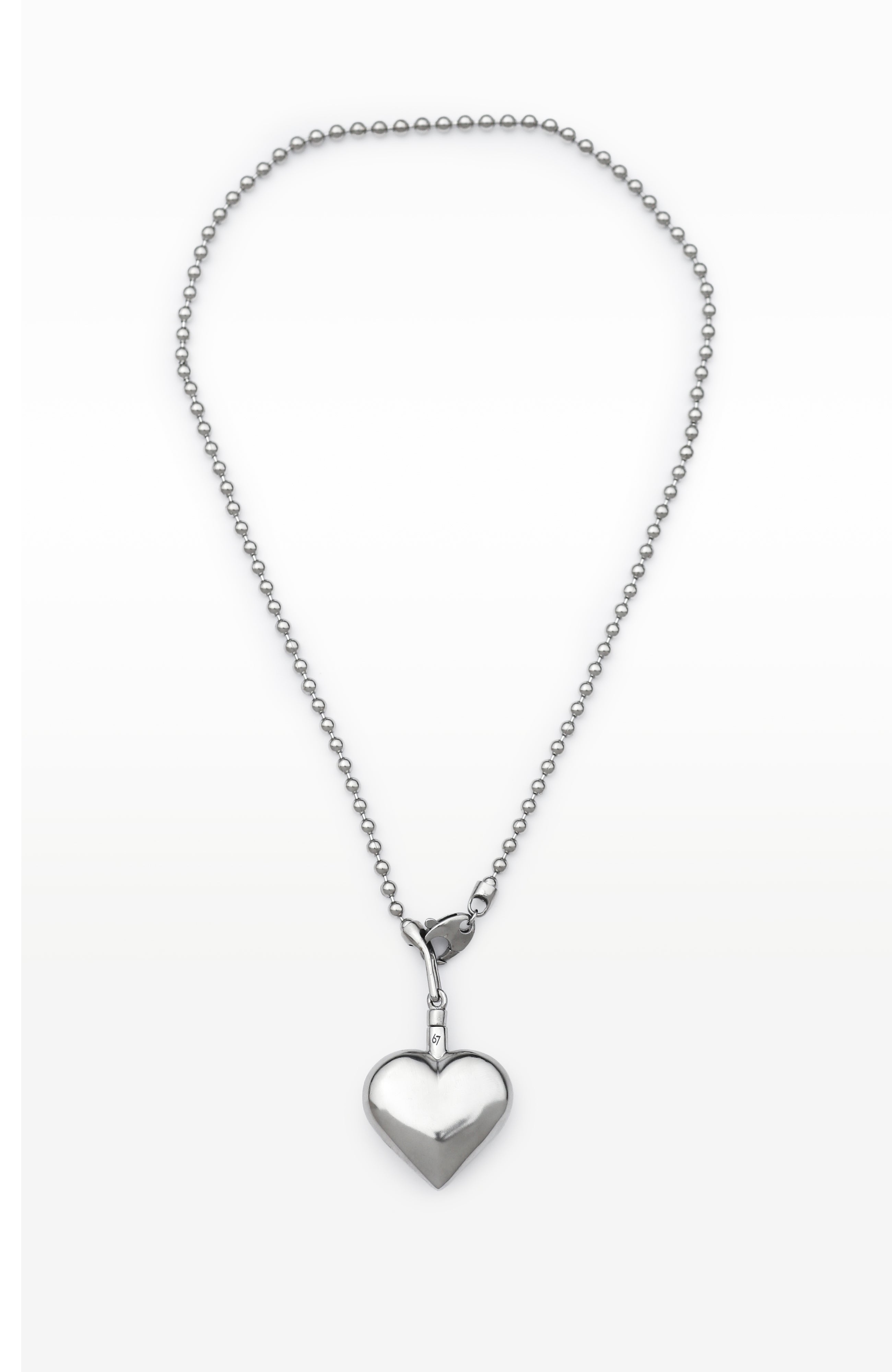 Puffed Heart Necklace II