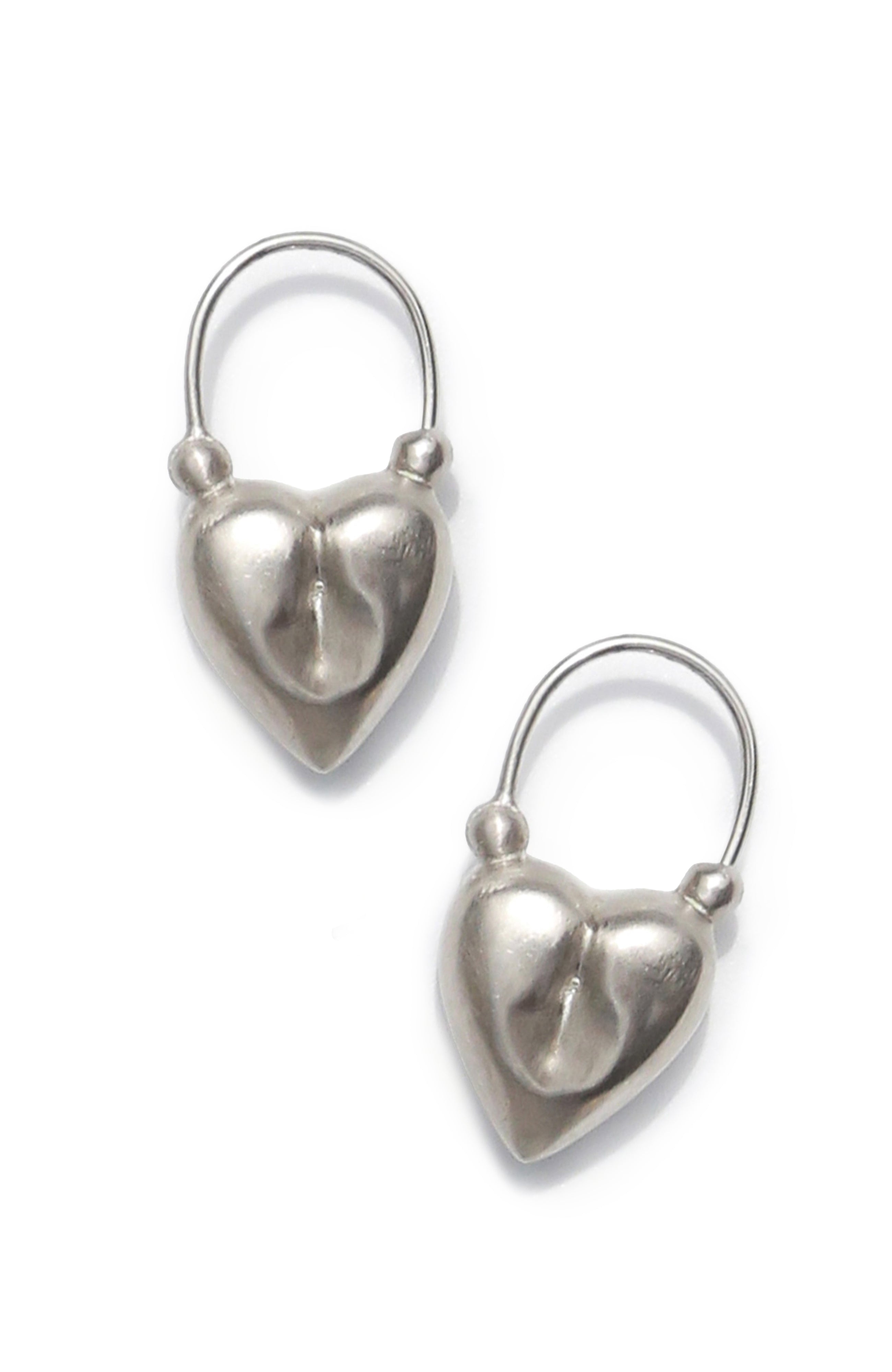 Puffed Heart Earrings