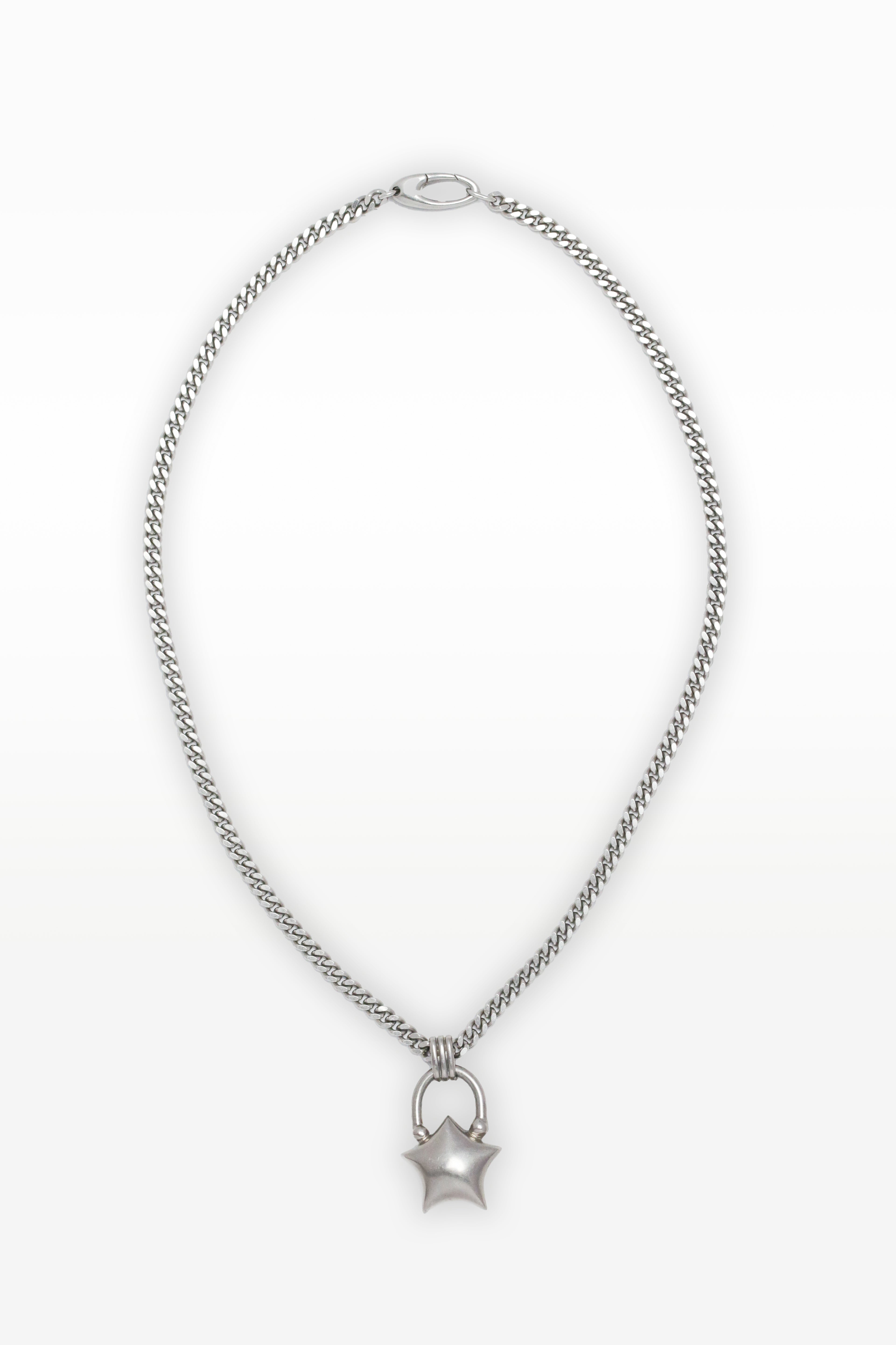 Mini Puffed Star Necklace
