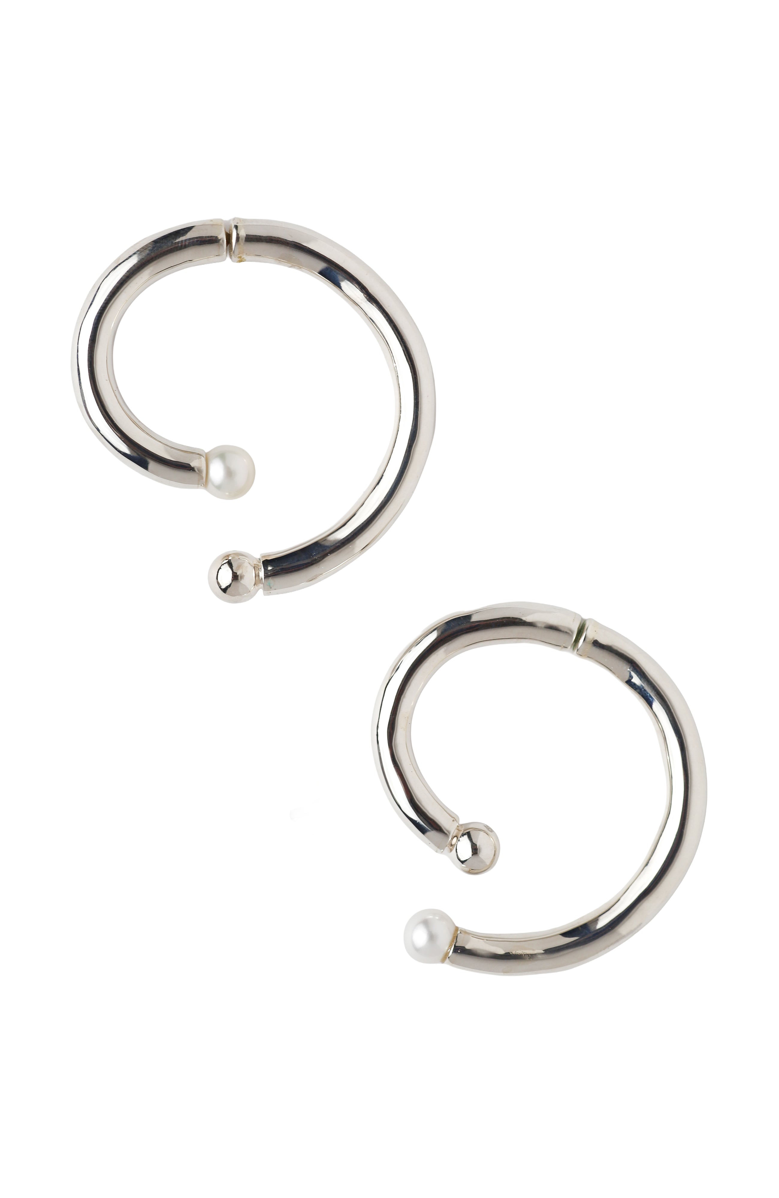 Swirl Pearl Earrings