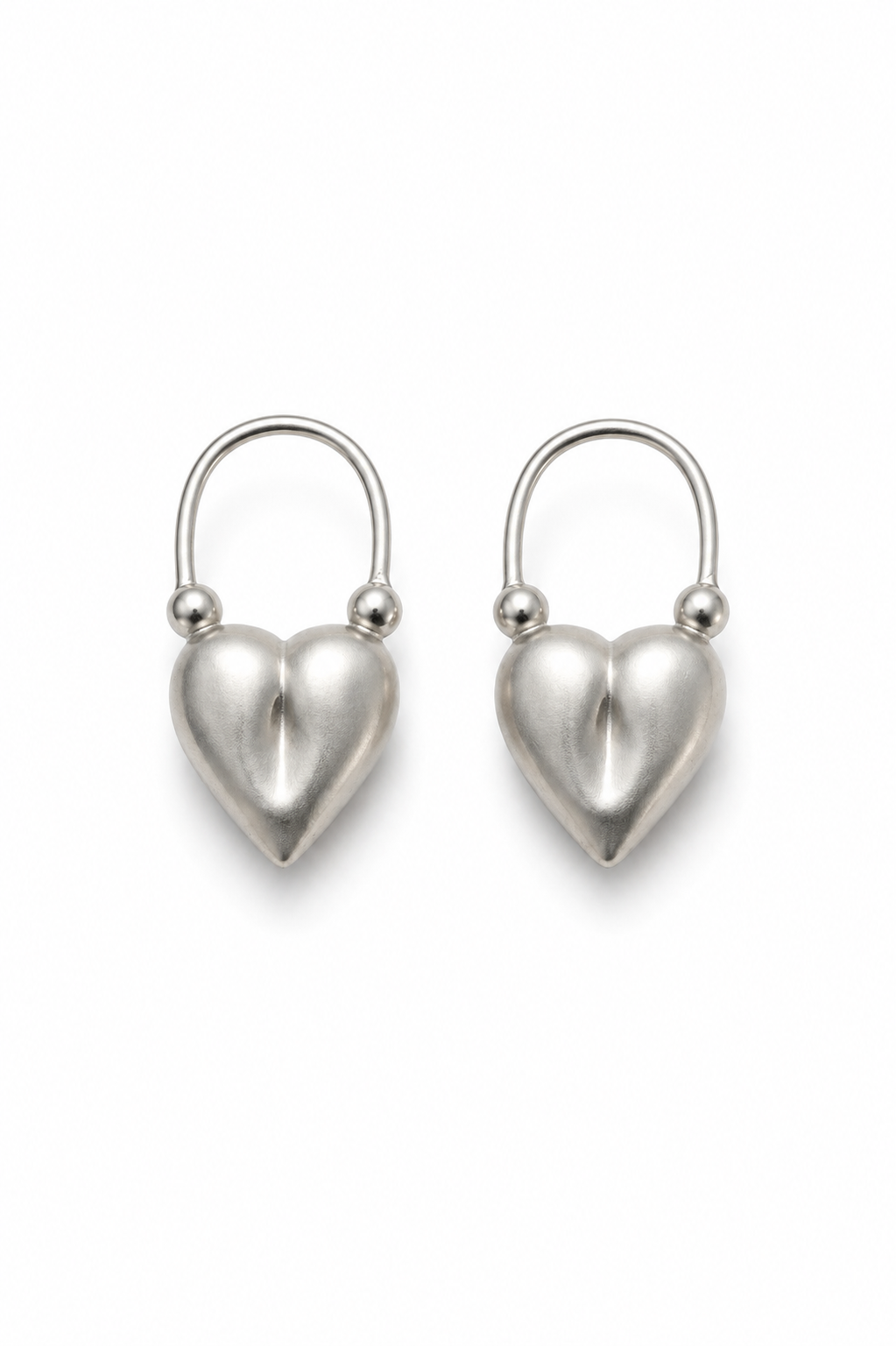 Puffed Heart Earrings