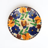 Vintage Mexican Folk Art Hand Painted Ceramic Dish