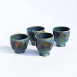 Handmade Ceramic Cup Set (Set of Four)
