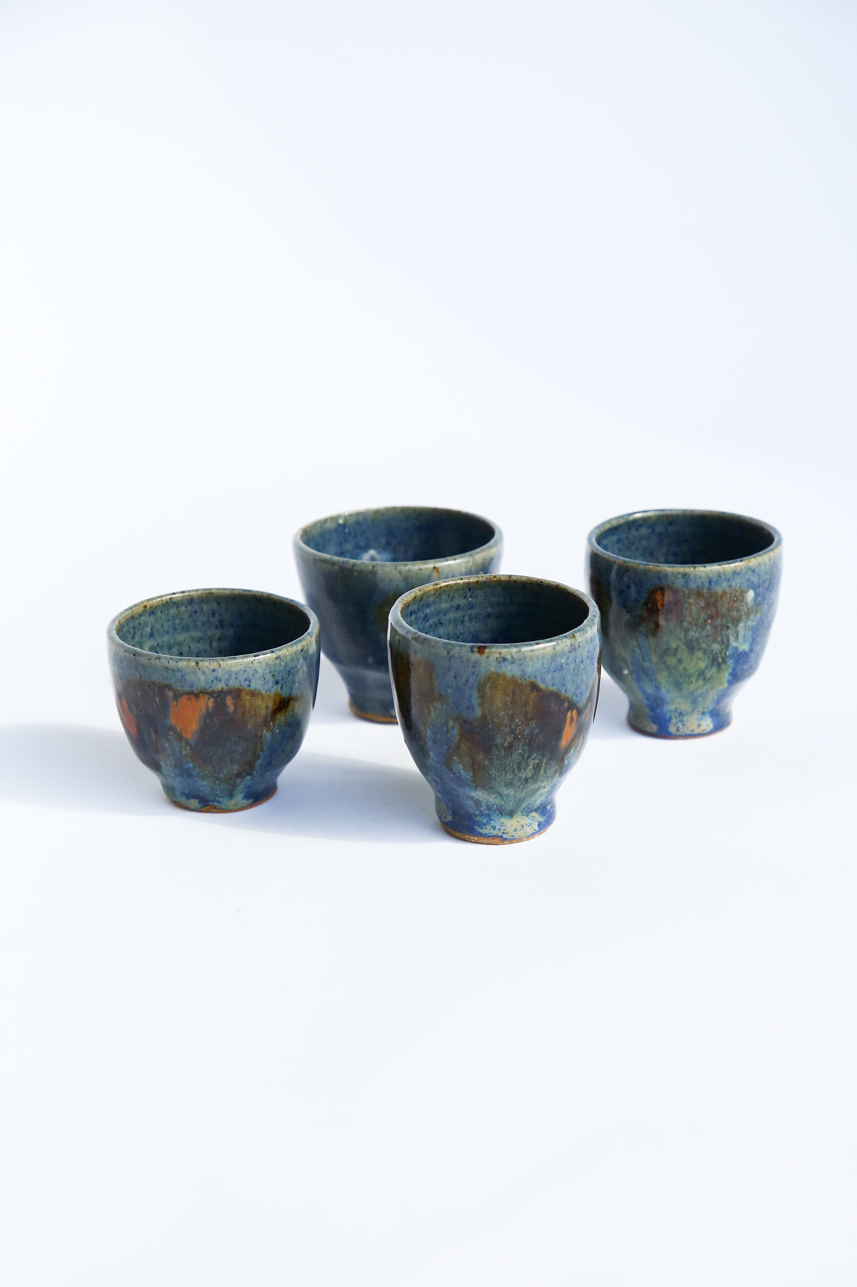 Handmade Ceramic Cup Set (Set of Four)