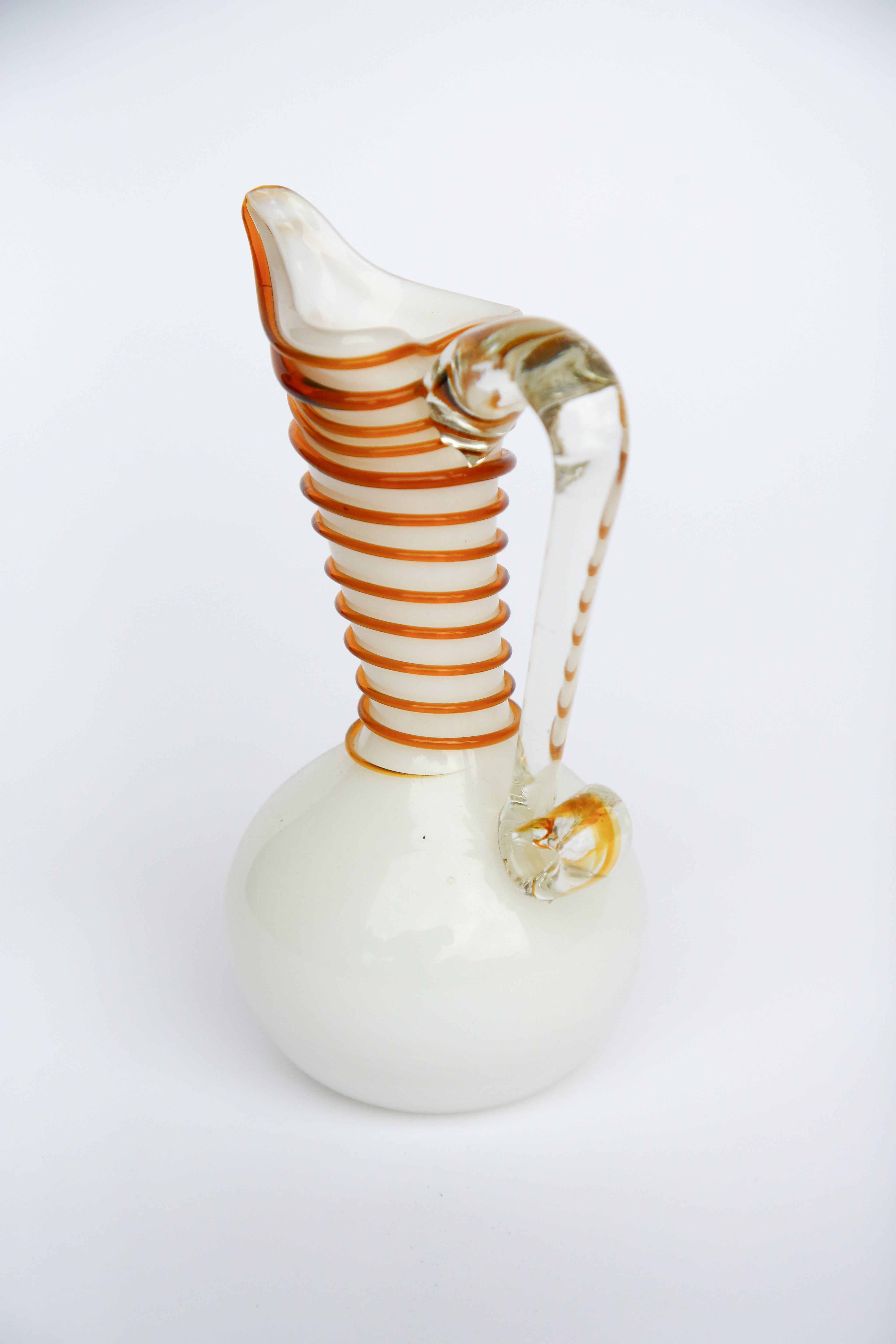 Italian Blown Glass Pitcher
