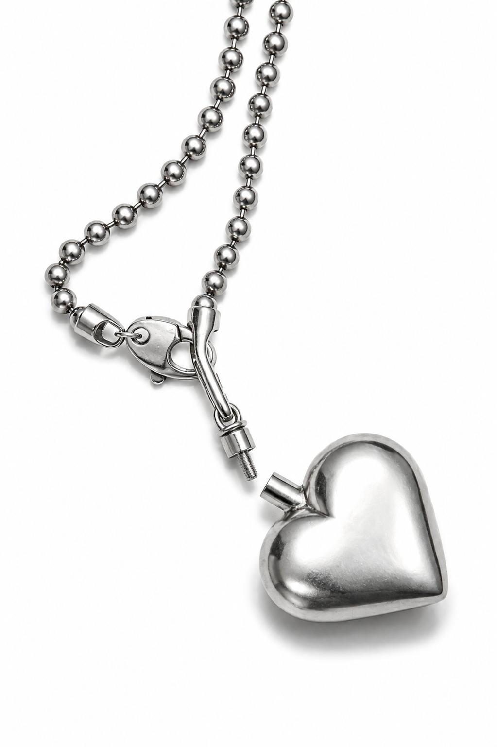 Puffed Heart Necklace II