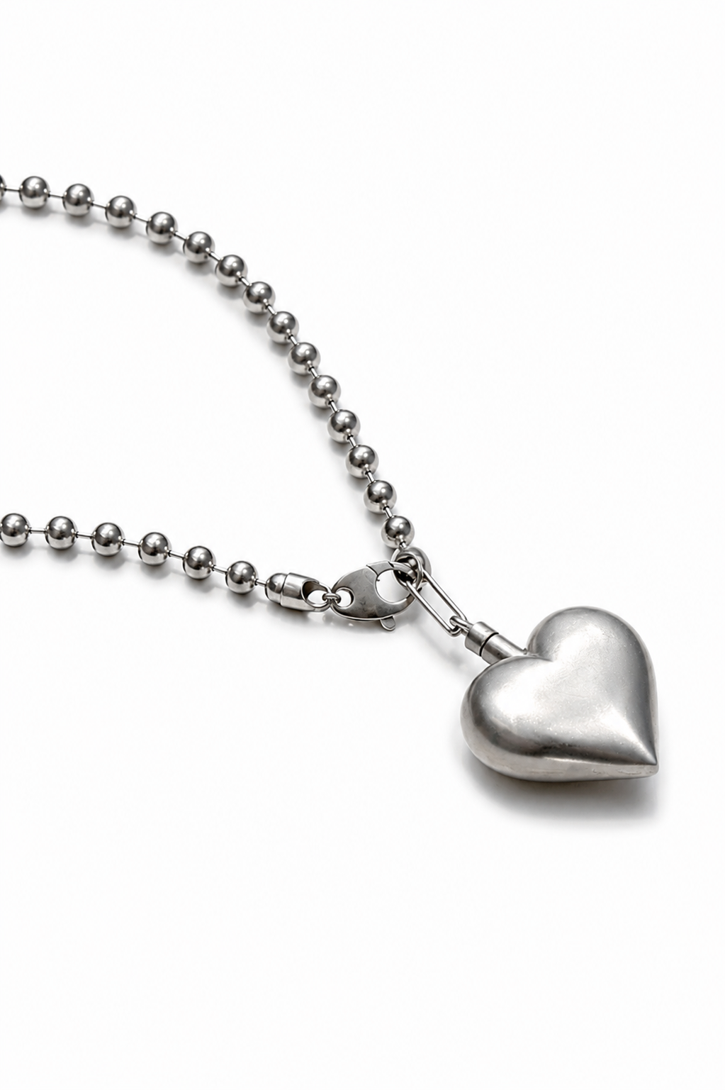 Puffed Heart Necklace