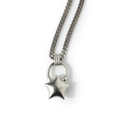 Mini Puffed Star Necklace