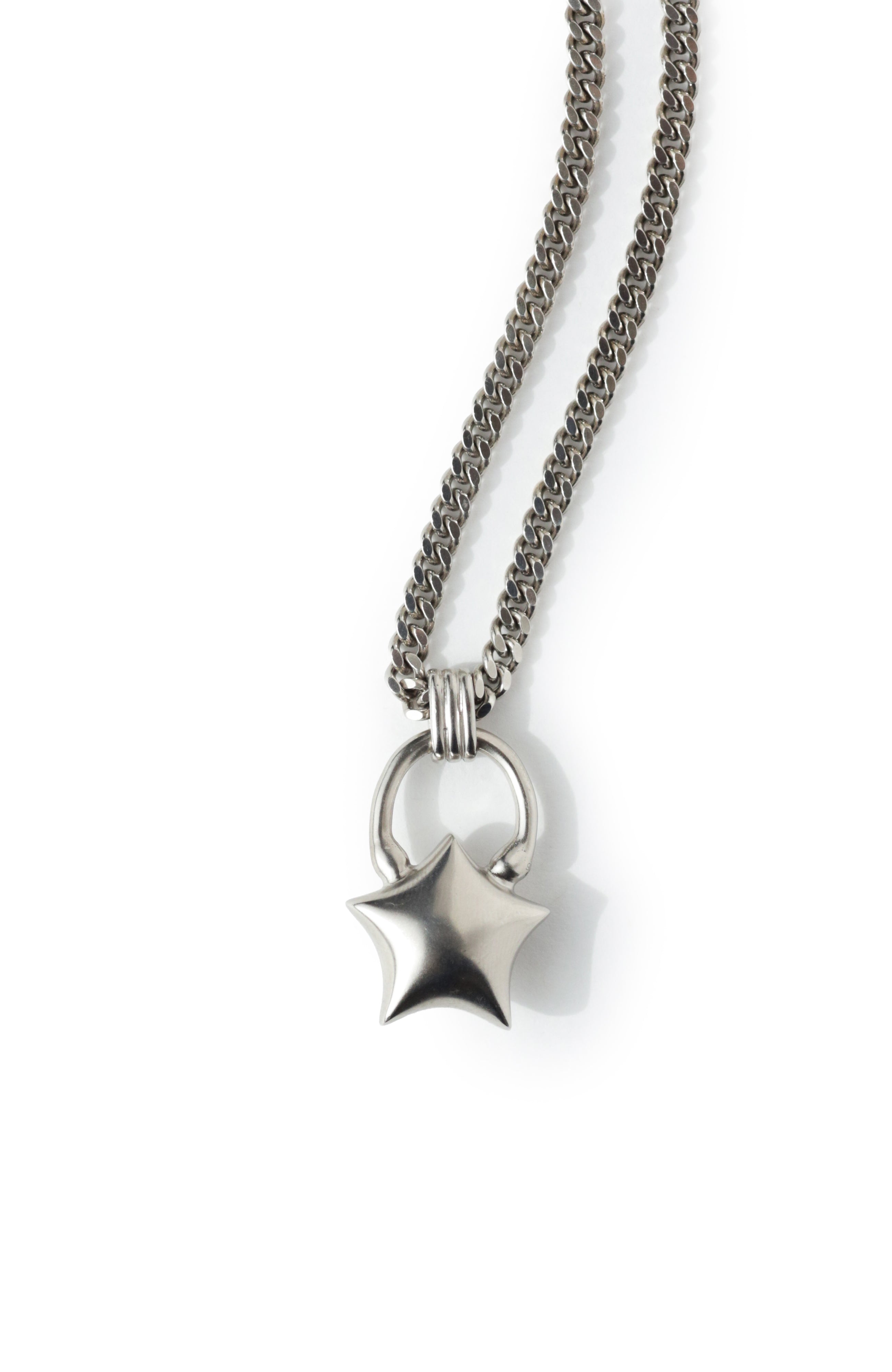 Mini Puffed Star Necklace