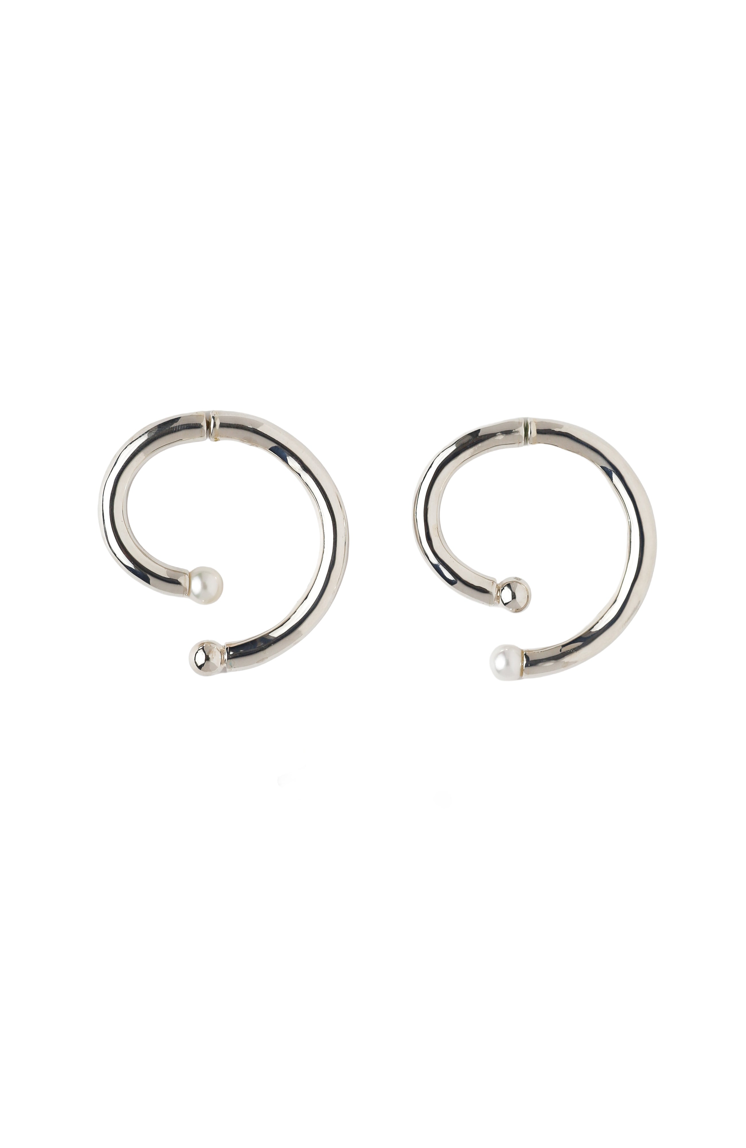 Swirl Pearl Earrings