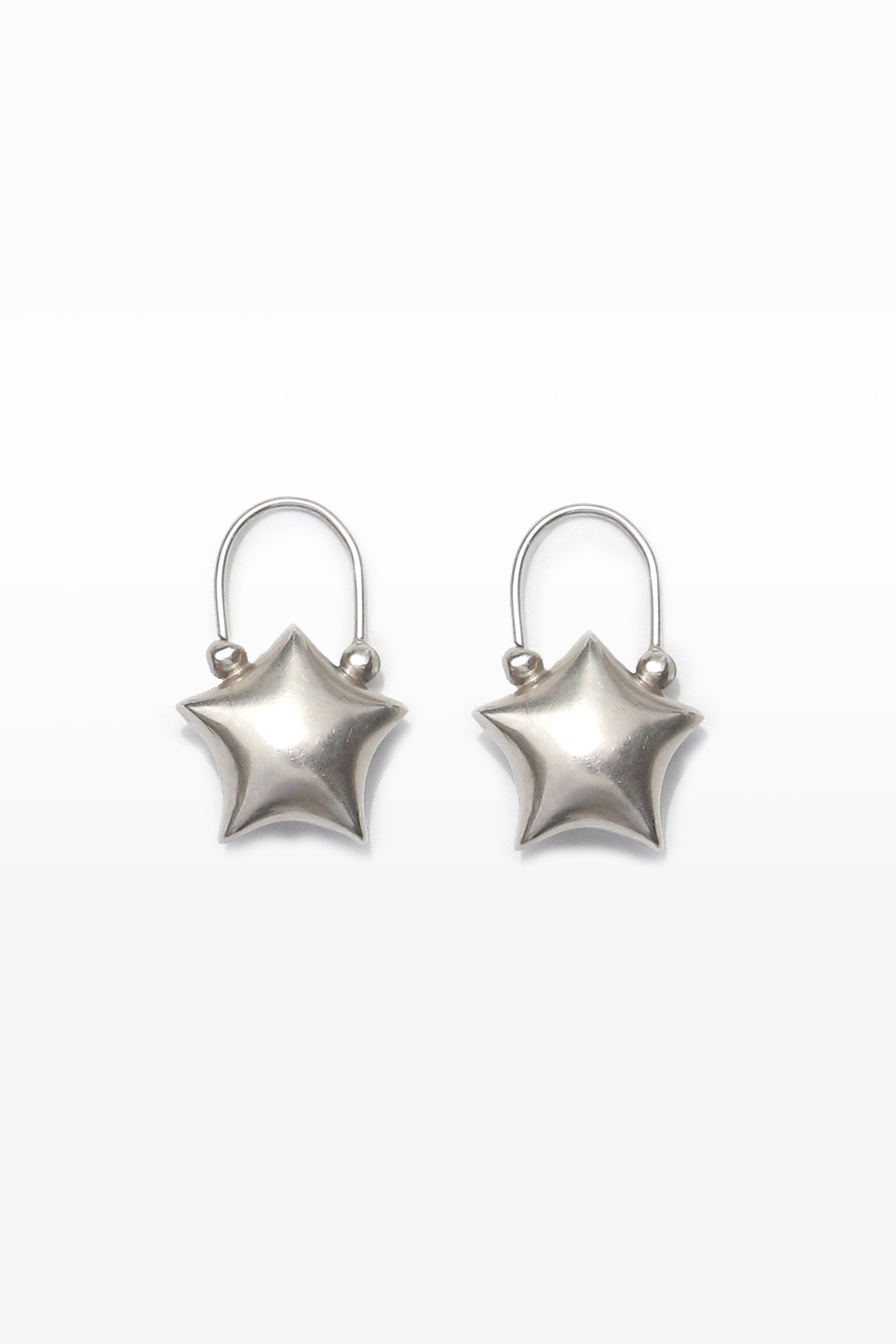 Puffed Star Earrings