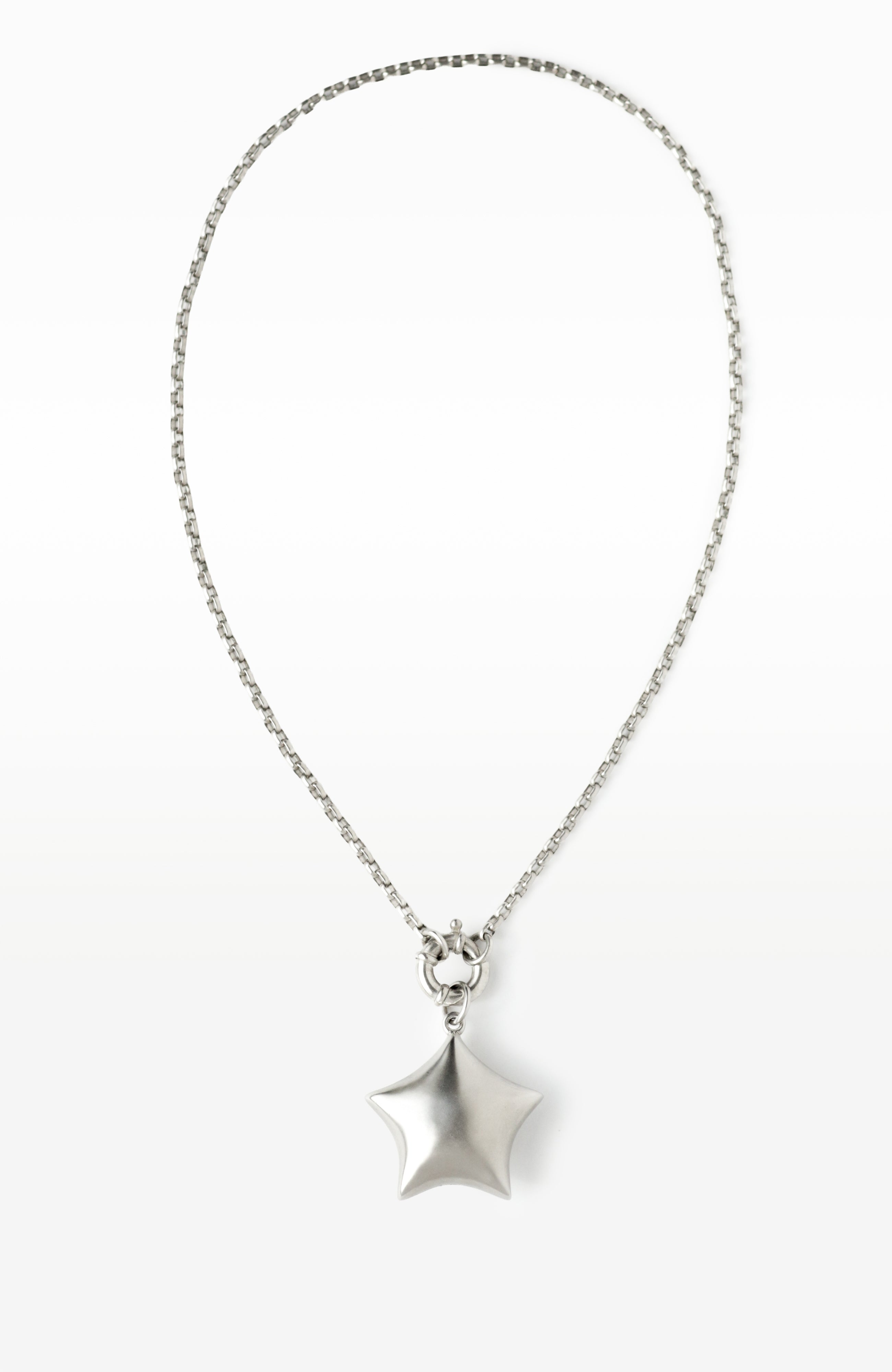 Puffed Star Necklace